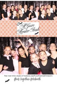 Open air Halloween photo booth in Dallas Texas