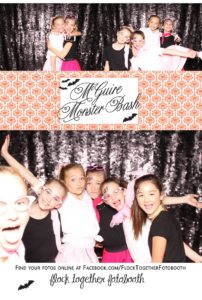 Open air Halloween photo booth in Dallas Texas