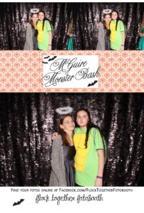 Open air Halloween photo booth in Dallas Texas