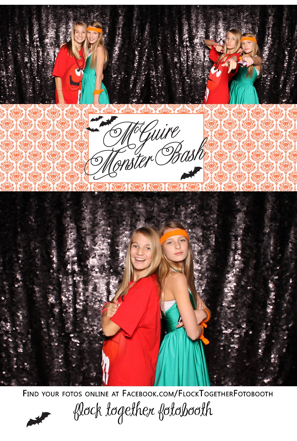 Open air Halloween photo booth in Dallas Texas