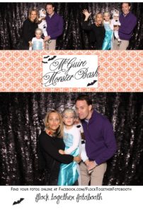 Open air Halloween photo booth in Dallas Texas