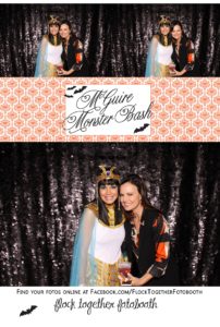Open air Halloween photo booth in Dallas Texas