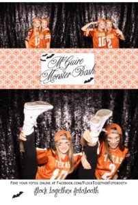 Open air Halloween photo booth in Dallas Texas