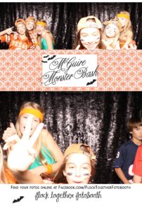 Open air Halloween photo booth in Dallas Texas