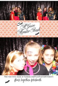 Open air Halloween photo booth in Dallas Texas