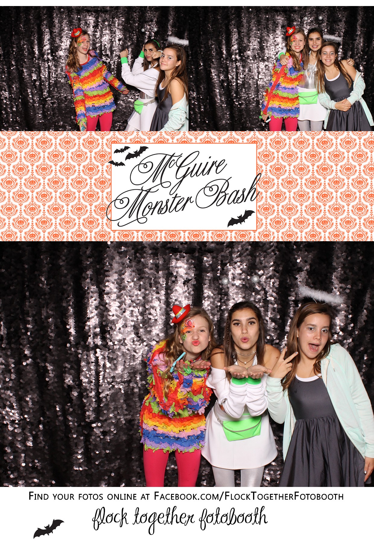 Open air Halloween photo booth in Dallas Texas