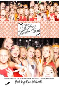 Open air Halloween photo booth in Dallas Texas