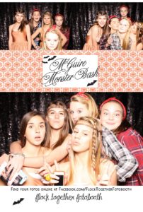 Open air Halloween photo booth in Dallas Texas
