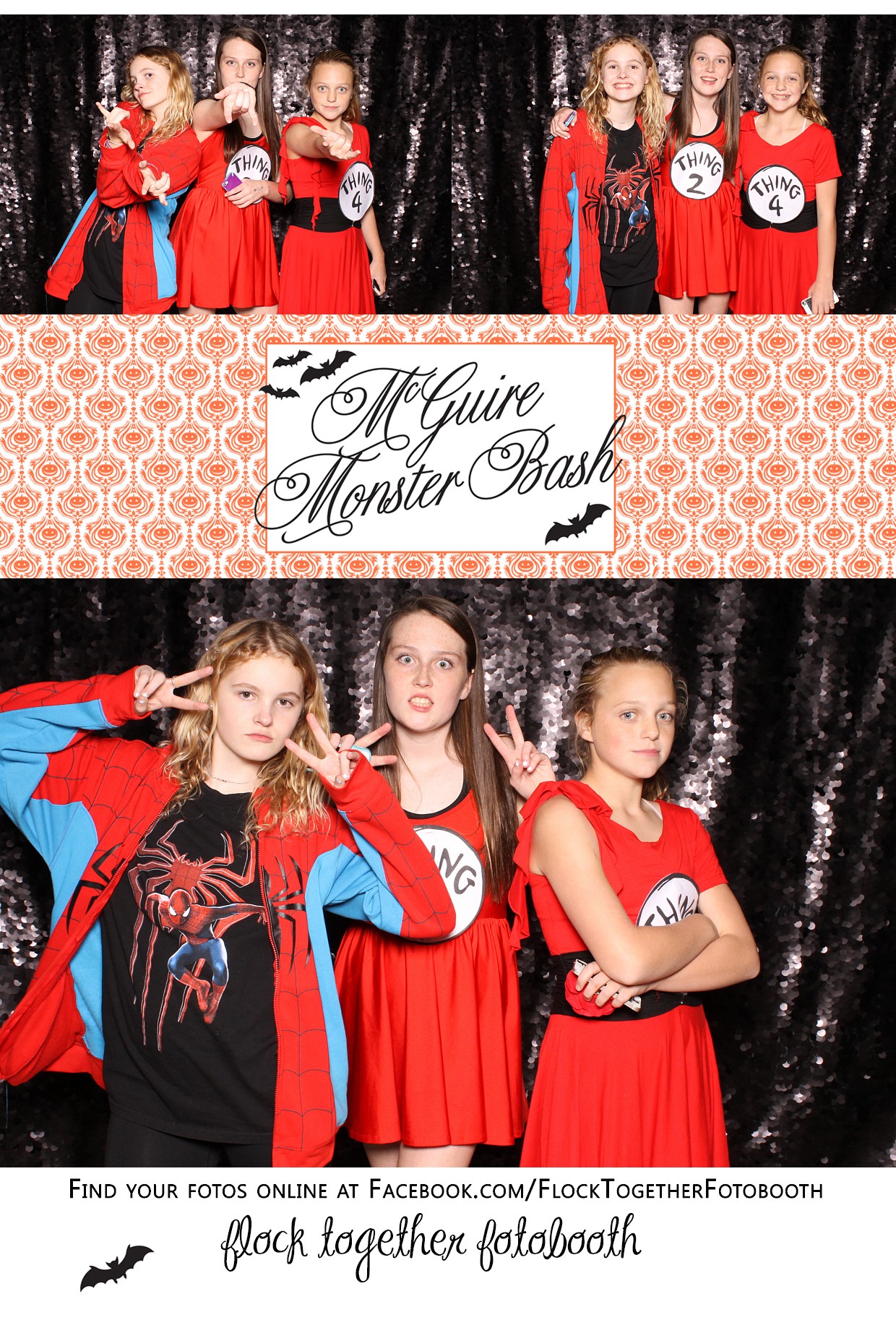 Open air Halloween photo booth in Dallas Texas