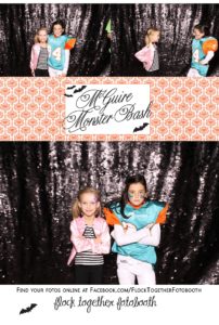 Open air Halloween photo booth in Dallas Texas