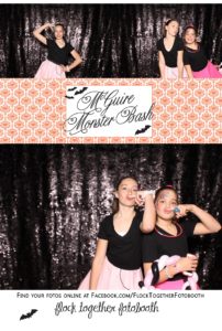 Open air Halloween photo booth in Dallas Texas