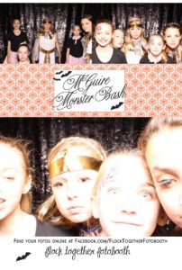 Open air Halloween photo booth in Dallas Texas