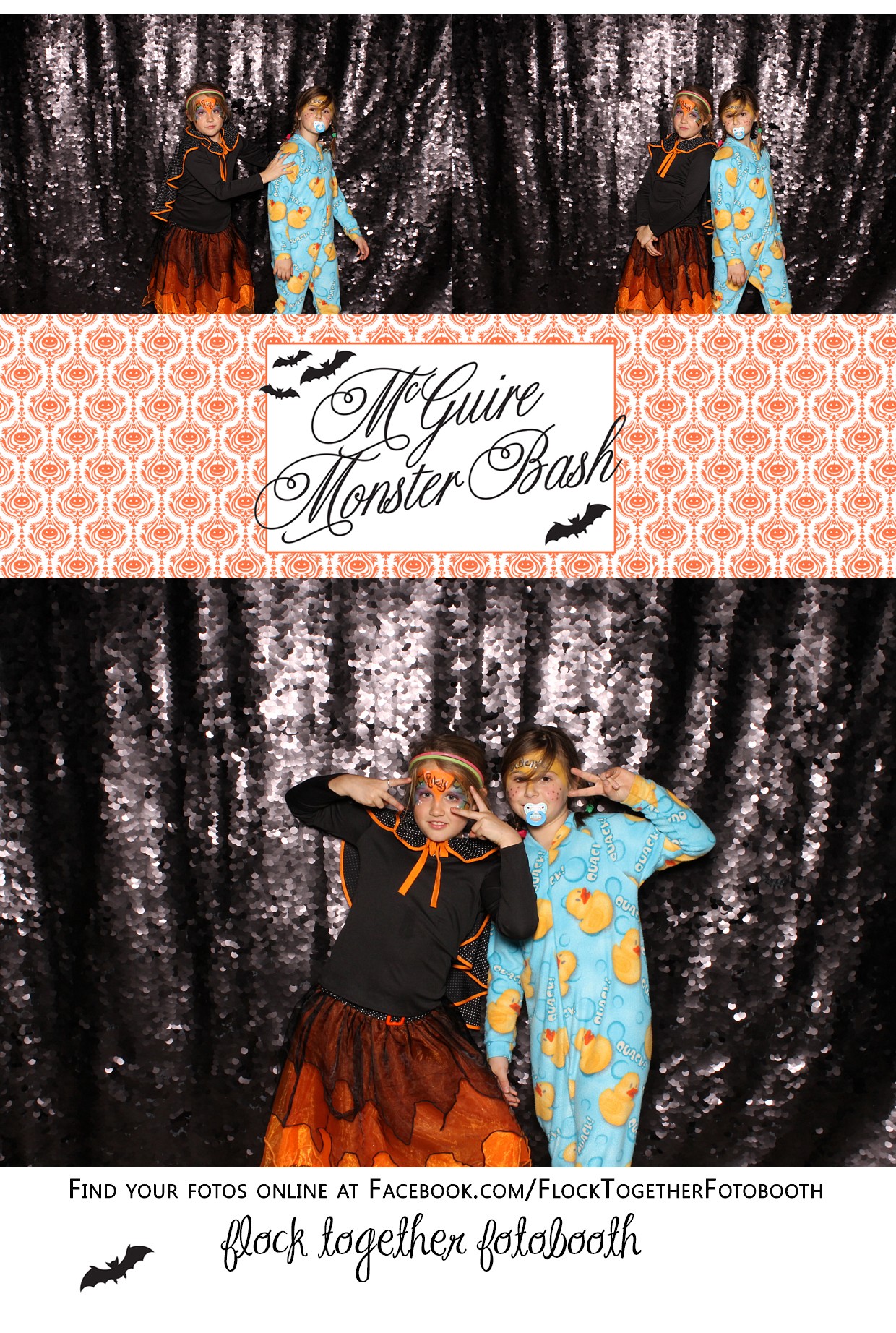 Open air Halloween photo booth in Dallas Texas