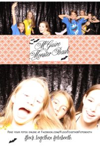 Open air Halloween photo booth in Dallas Texas