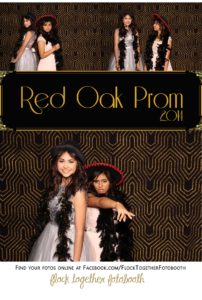 Prom photo booth in Dallas Texas