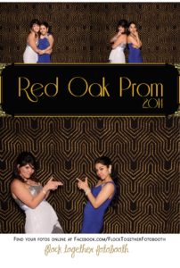 Prom photo booth in Dallas Texas