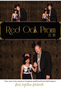 Prom photo booth in Dallas Texas