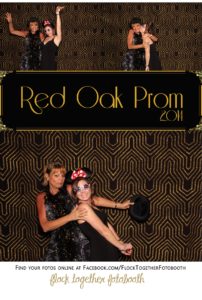 Prom photo booth in Dallas Texas