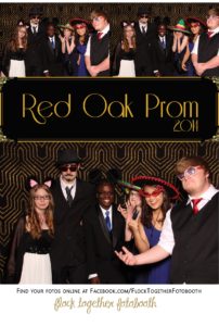 Prom photo booth in Dallas Texas