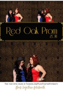 Prom photo booth in Dallas Texas