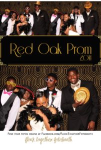 Prom photo booth in Dallas Texas