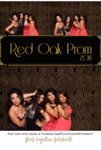 Prom photo booth in Dallas Texas