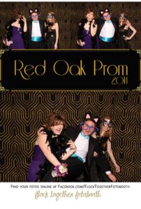 Prom photo booth in Dallas Texas