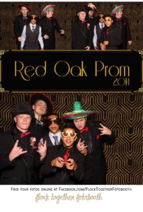 Prom photo booth in Dallas Texas