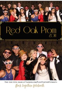 Prom photo booth in Dallas Texas