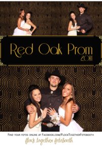 Prom photo booth in Dallas Texas