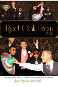 Prom photo booth in Dallas Texas