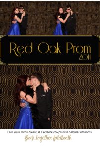 Prom photo booth in Dallas Texas