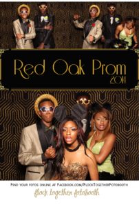 Prom photo booth in Dallas Texas