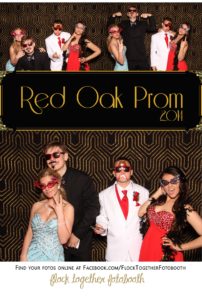 Prom photo booth in Dallas Texas