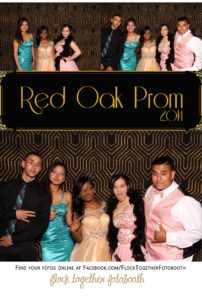 Prom photo booth in Dallas Texas