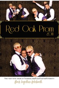 Prom photo booth in Dallas Texas