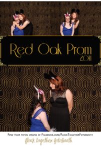 Prom photo booth in Dallas Texas