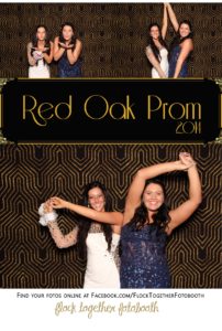 Prom photo booth in Dallas Texas