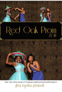 Prom photo booth in Dallas Texas
