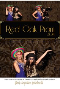 Prom photo booth in Dallas Texas