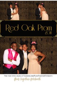 Prom photo booth in Dallas Texas