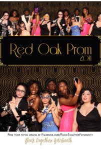 Prom photo booth in Dallas Texas