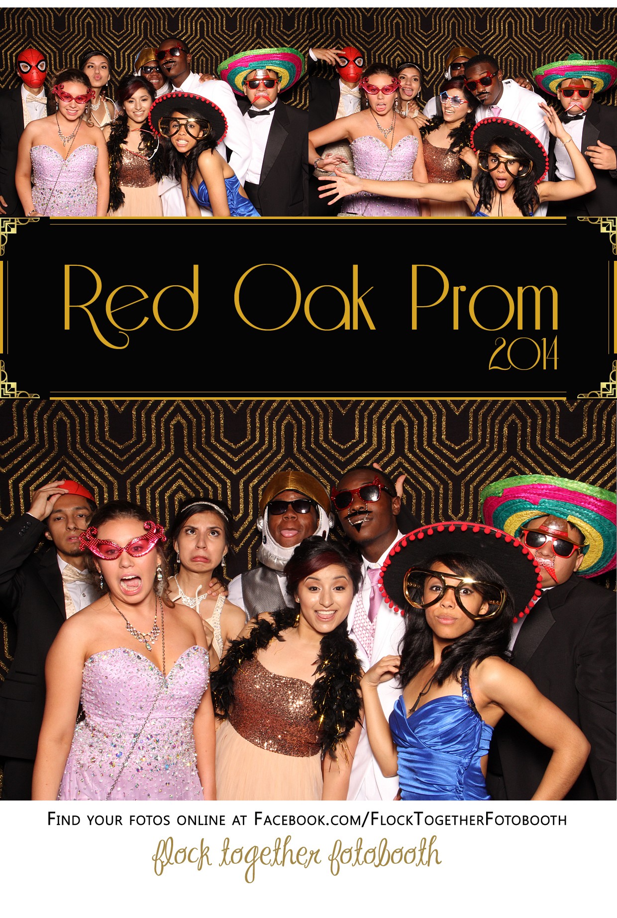 Prom photo booth in Dallas Texas