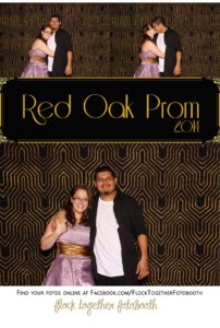 Prom photo booth in Dallas Texas