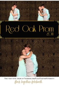 Prom photo booth in Dallas Texas