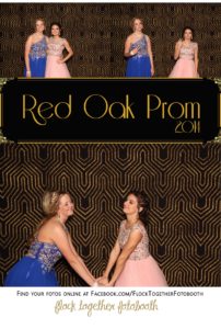 Prom photo booth in Dallas Texas