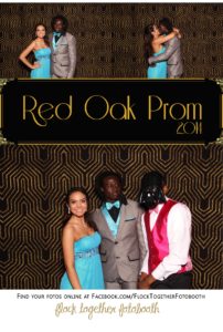 Prom photo booth in Dallas Texas