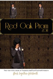 Prom photo booth in Dallas Texas