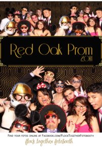 Prom photo booth in Dallas Texas