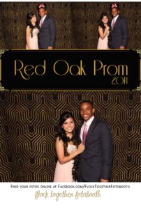 Prom photo booth in Dallas Texas